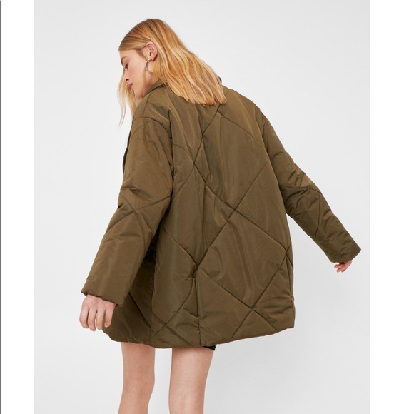 Size L Quilted buttoned coat - Picture 4 of 8